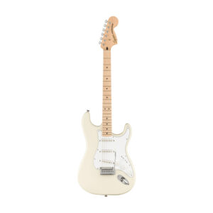Guitarra Eléctrica SQUIER Affinity Stratocaster MN WPG OLW Olimpic White - Calidad y garantía en Yaparu