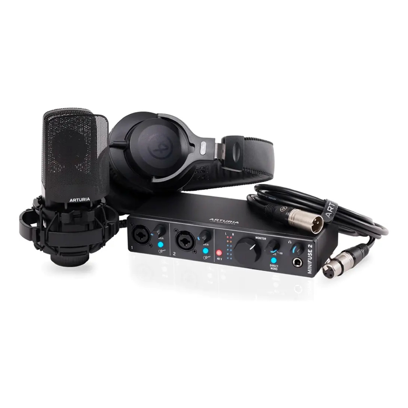 Interfaz de Audio ARTURIA MiniFuse Recording Pack Black Version - Calidad y garantía en Yaparu