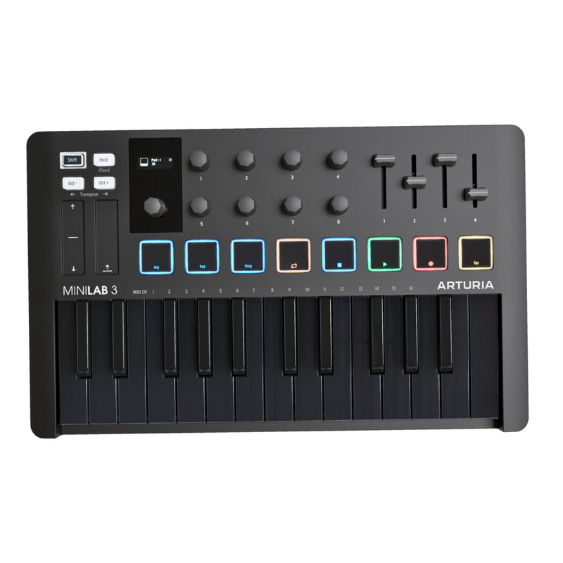 Controlador Midi ARTURIA Minilab 3 Black Edition - Calidad y garantía en Yaparu
