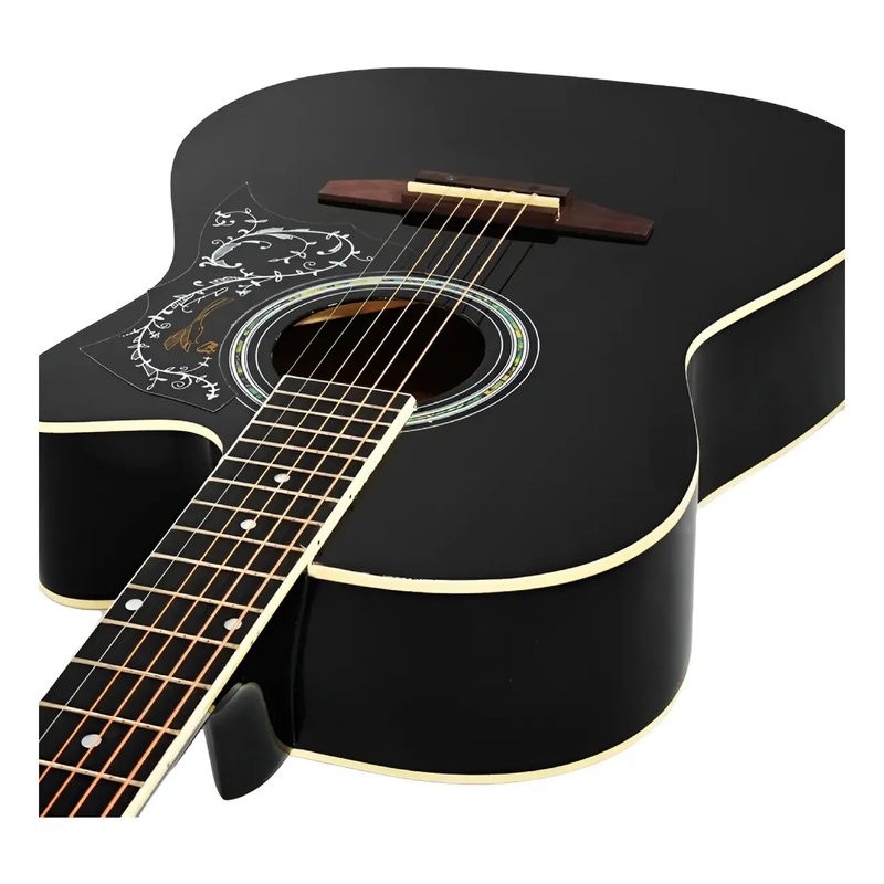 Guitarra Importada CALIFORNIA CAL-50C BK Negra - Calidad y garantía en Yaparu