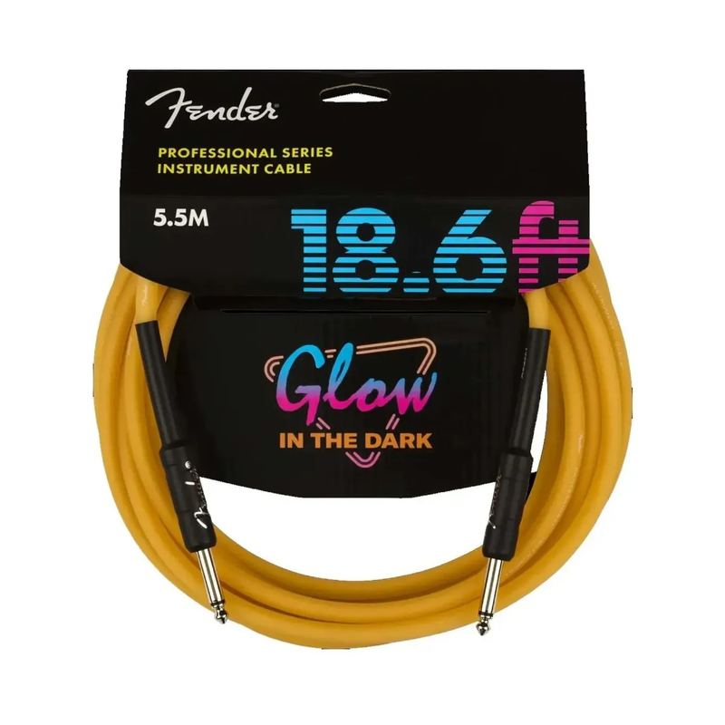 Cable FENDER 0990818113 Professional Series Glow in the Dark Orange 5.5m - Calidad y garantía en Yaparu
