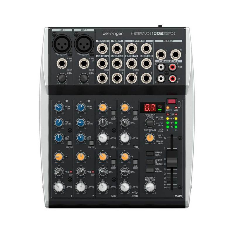 Mezcladora BEHRINGER XENYX 1002SFX - Calidad y garantía en Yaparu