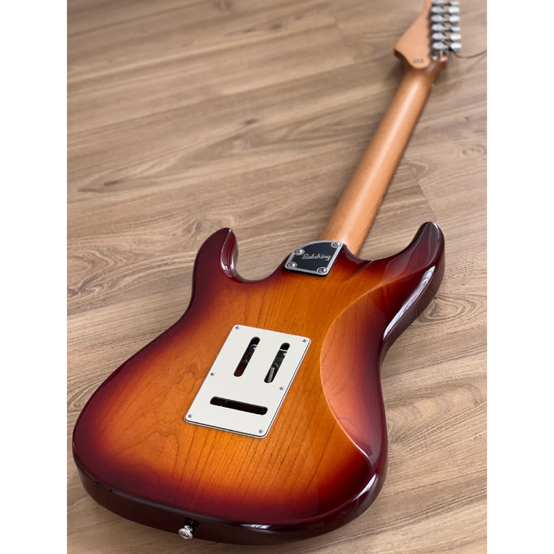 Guitarra Eléctrica SOLOKING MS-1 Classic MKII in Sienna Sunburst with 5A Flame Top Nafiri Special Run - Calidad y garantía en Yaparu
