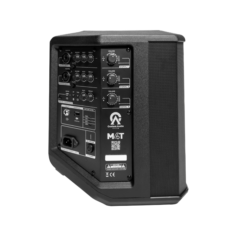 Parlante Portátil CUSTOM AUDIO SYSTEM M4T Recargable - Calidad y garantía en Yaparu
