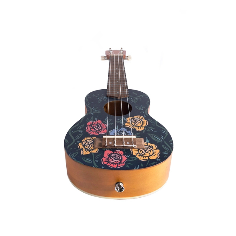 Ukelele Concierto BAMBOO U-23 Flowers Line Aurora - Calidad y garantía en Yaparu