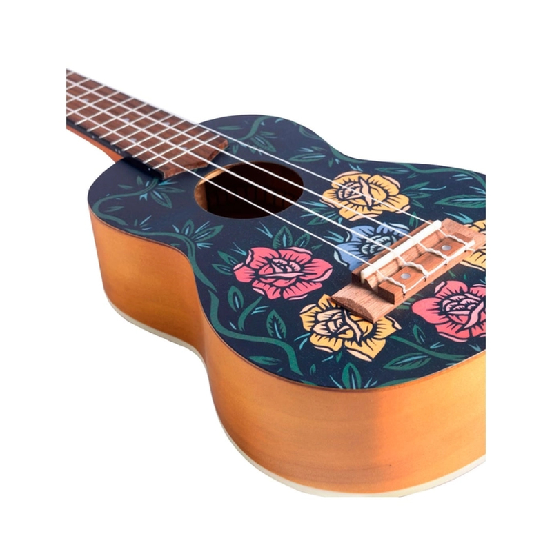 Ukelele Concierto BAMBOO U-23 Flowers Line Aurora - Calidad y garantía en Yaparu