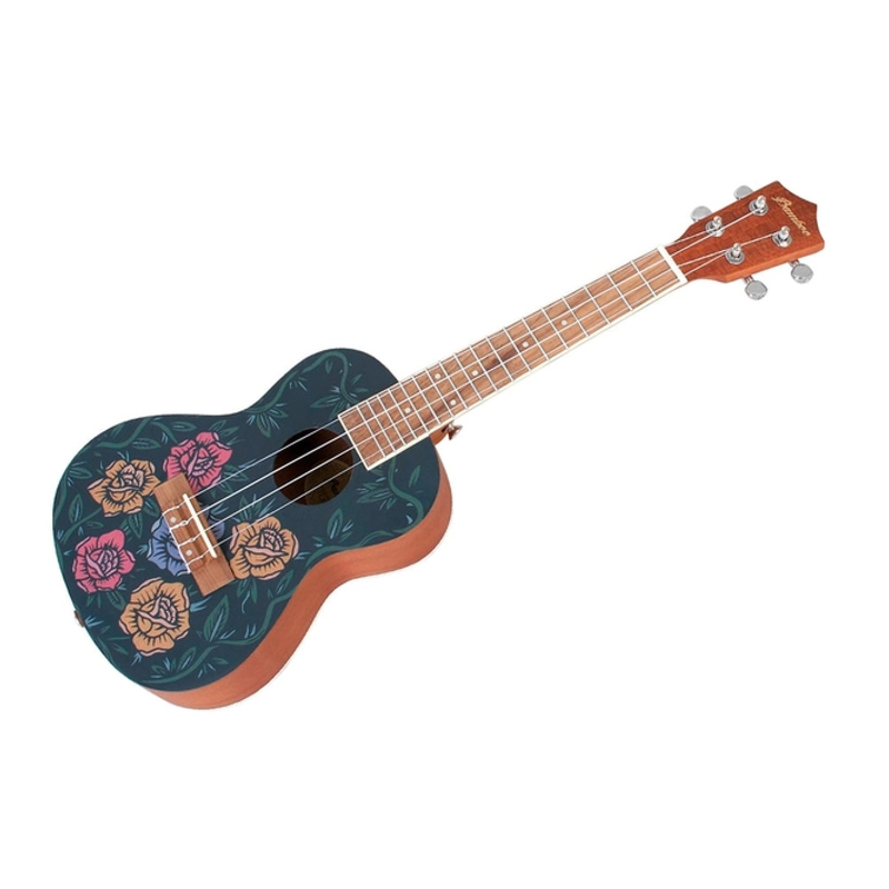 Ukelele Concierto BAMBOO U-23 Flowers Line Aurora - Calidad y garantía en Yaparu