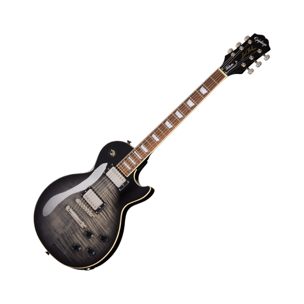 Guitarra Eléctrica EPIPHONE E1LPTPEBBNH1 Les Paul Tribute Plus Ebony Burst - Calidad y garantía en Yaparu