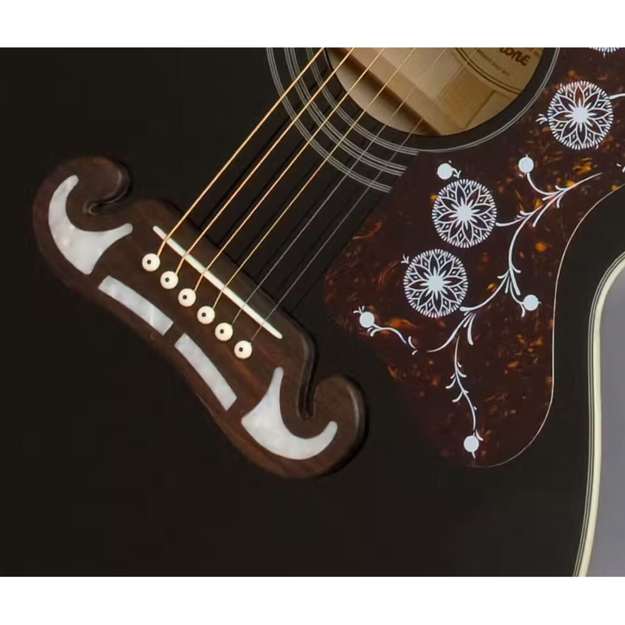 Guitarra Electroacústica EPIPHONE EEJ2BKGH1 J-200 EC Studio Black - Calidad y garantía en Yaparu
