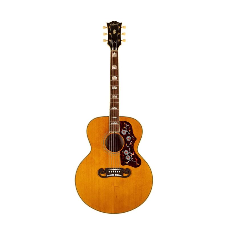 Guitarra Electroacústica EPIPHONE ECJ2057NAVGH1 SJ-200 Inspired by Gibson Custom Natural - Calidad y garantía en Yaparu