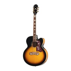 Guitarra Electroacústica EPIPHONE EEJPVSGH3 J-200 EC Studio Parlor Sunburst - Calidad y garantía en Yaparu