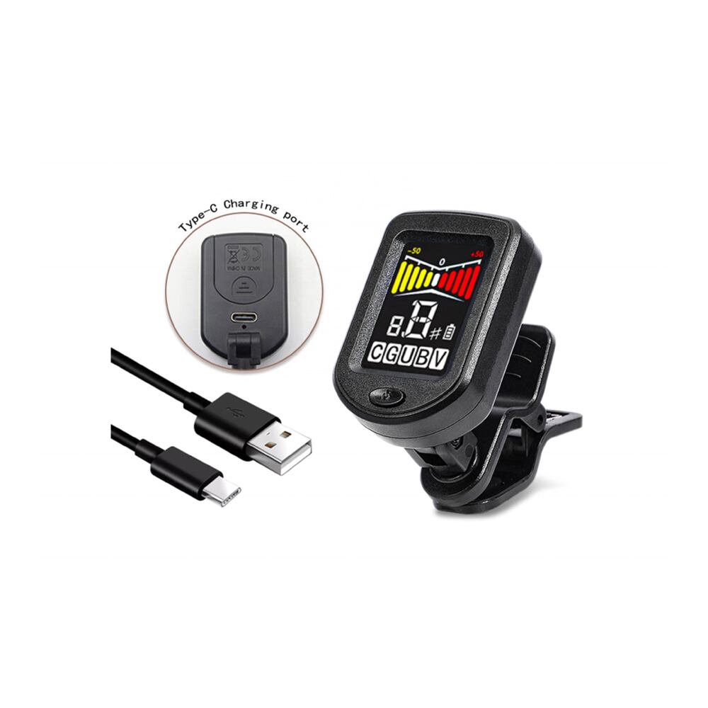 Afinador Clip VALERIAN LGL-02A Recargable - Calidad y garantía en Yaparu