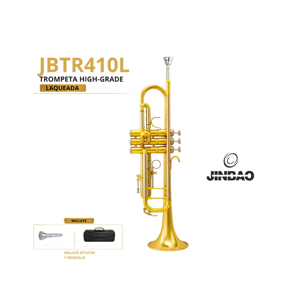 Trompeta JINBAO JBTR410L Dorada - Calidad y garantía en Yaparu