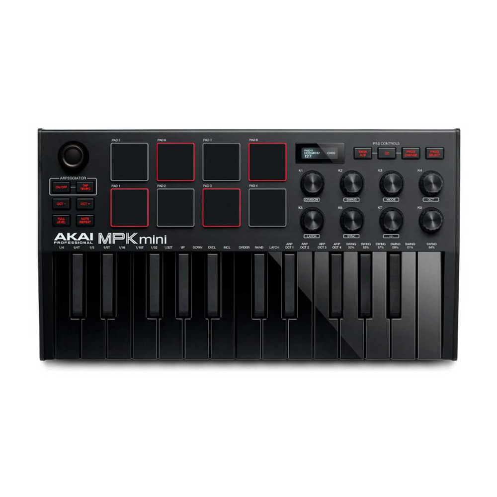 Controlador Midi AKAI MPK MPKMINI3B Black - Calidad y garantía en Yaparu