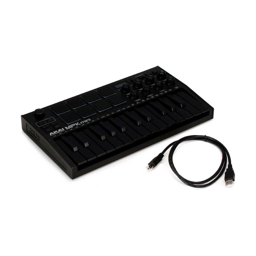 Controlador Midi AKAI MPK MPKMINI3B Black - Calidad y garantía en Yaparu