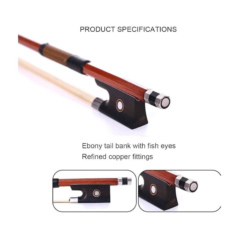 Arco de Violín FEVER FV-BOW 3/4 Octogonal - Calidad y garantía en Yaparu