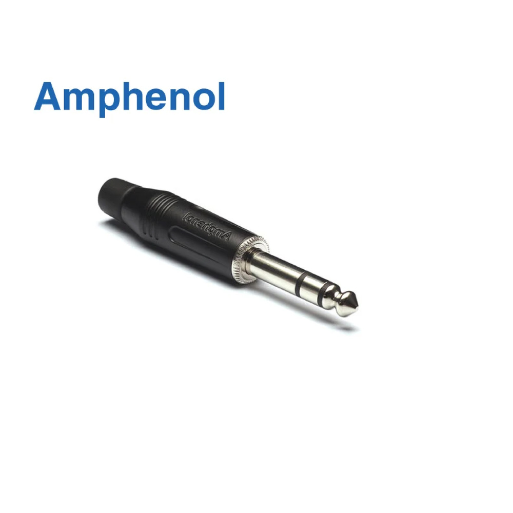 Conector Plug Stereo AMPHENOL ACPS-GB Negro - Calidad y garantía en Yaparu