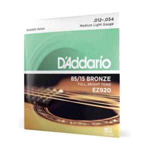 Juego de Cuerdas DADDARIO EZ920 .012-.054 85/15 Bronze - Calidad y garantía en Yaparu