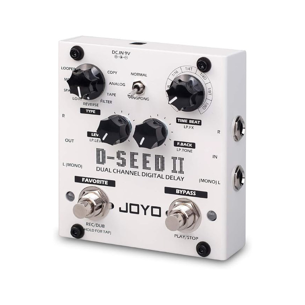 Pedal de Delay Digital JOYO D-SEED-II Loop + Modulación - Calidad y garantía en Yaparu