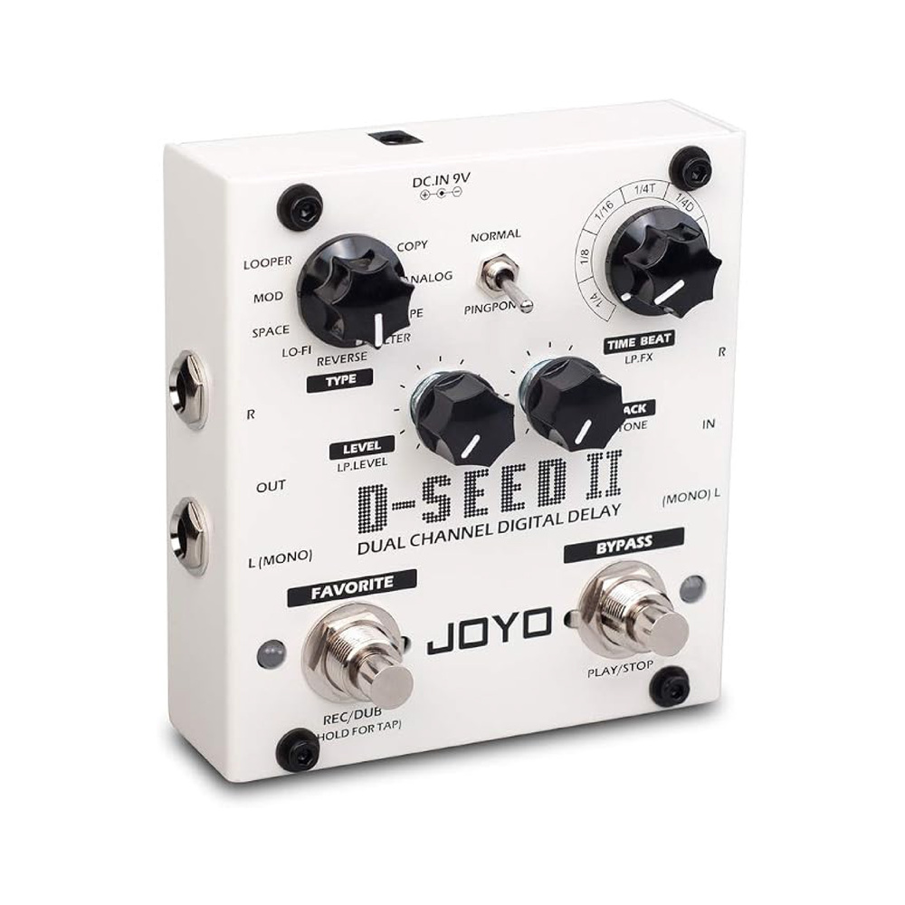 Pedal de Delay Digital JOYO D-SEED-II Loop + Modulación - Calidad y garantía en Yaparu