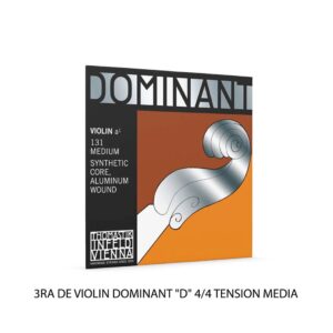 TERCERA CUERDA DE VIOLIN DOMINANT "D" 4/4 TENSION MEDIA - Calidad y garantía en Yaparu