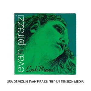 TERCERA CUERDA DE VIOLIN EVAH PIRAZZI "RE" 4/4 TENSION MEDIA - Calidad y garantía en Yaparu