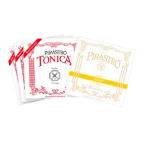 JUEGO DE CUERDAS PARA VIOLIN TONICA PIRASTRO CON MI GOLD TENSION MEDIA - Calidad y garantía en Yaparu