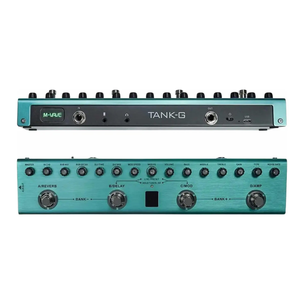 Pedalera Multiefecto Smart M VAVE TANK-G Guitar Recargable BT - Calidad y garantía en Yaparu