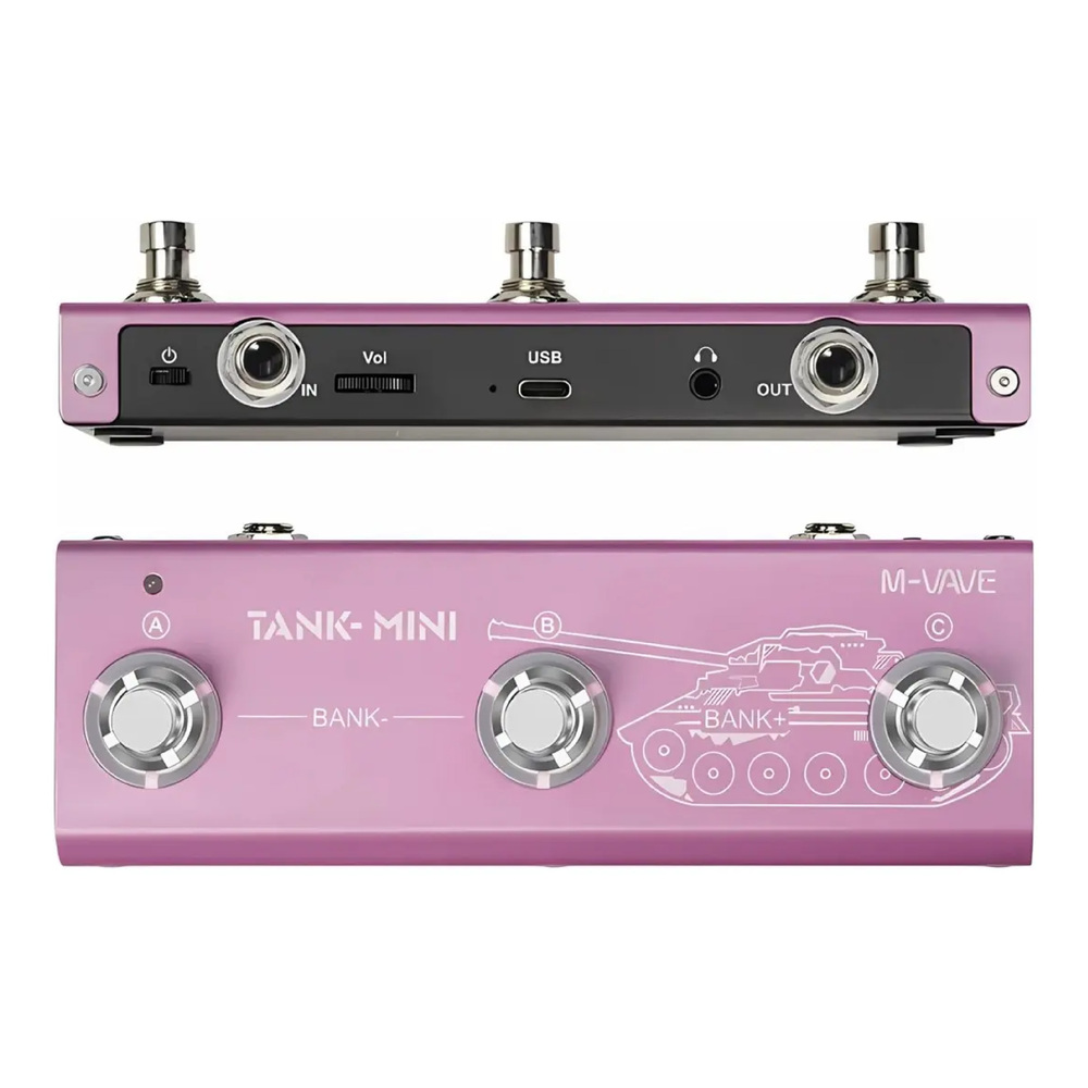 Pedalera Multiefecto Smart M VAVE TANK-MINI Guitar/Bass Recargable BT - Calidad y garantía en Yaparu