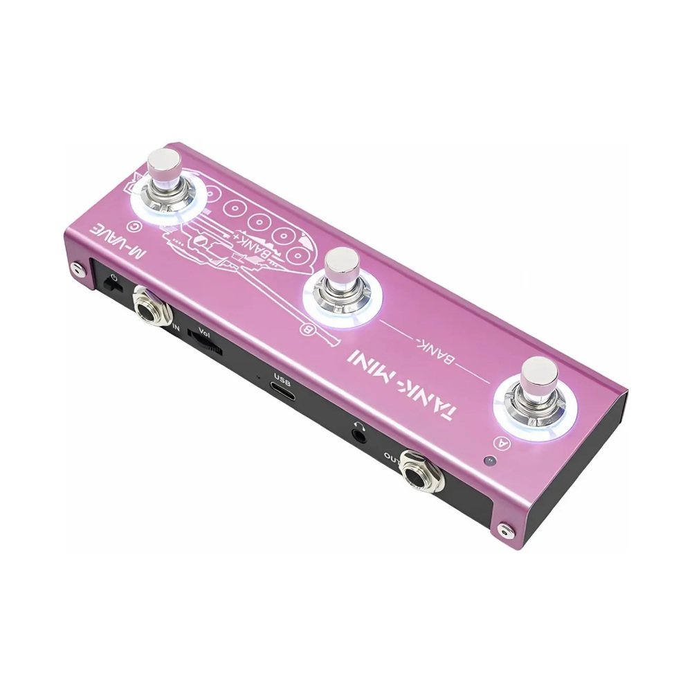 Pedalera Multiefecto Smart M VAVE TANK-MINI Guitar/Bass Recargable BT - Calidad y garantía en Yaparu