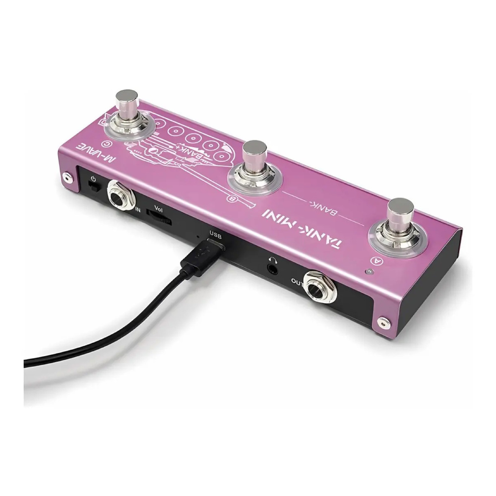 Pedalera Multiefecto Smart M VAVE TANK-MINI Guitar/Bass Recargable BT - Calidad y garantía en Yaparu