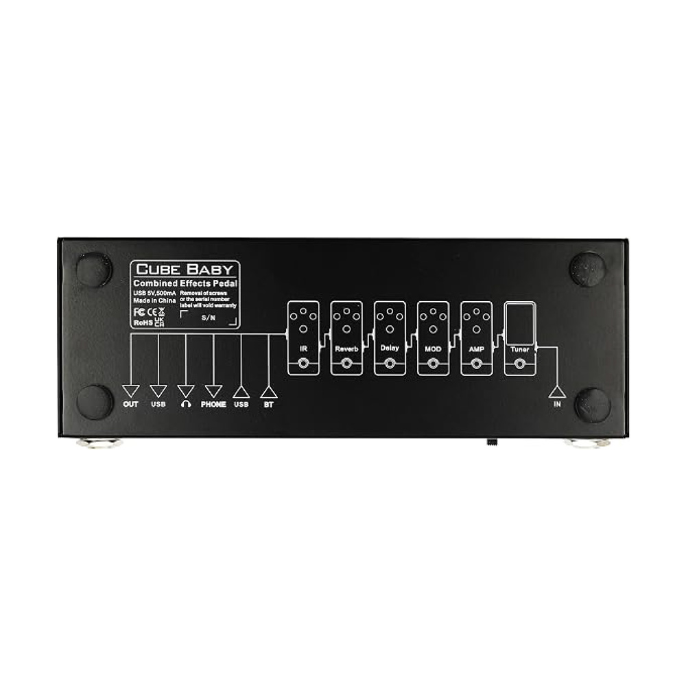 Pedalera Multiefecto M VAVE CUVAVE Cube Baby Electric Recargable BT - Calidad y garantía en Yaparu