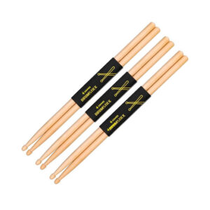 Pack de Baquetas DONNER EC1137 5A Wood Natural | 3 pares - Calidad y garantía en Yaparu