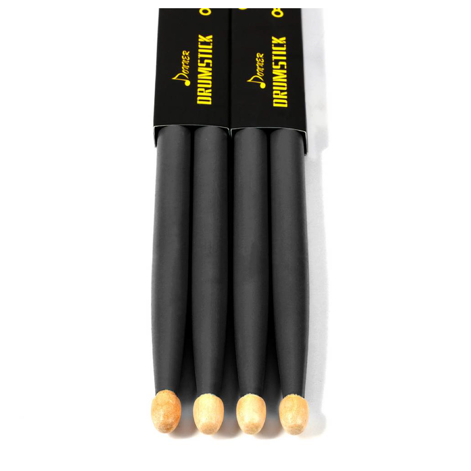 Pack de Baquetas DONNER EC1144 5A Wood Black | 2 pares - Calidad y garantía en Yaparu