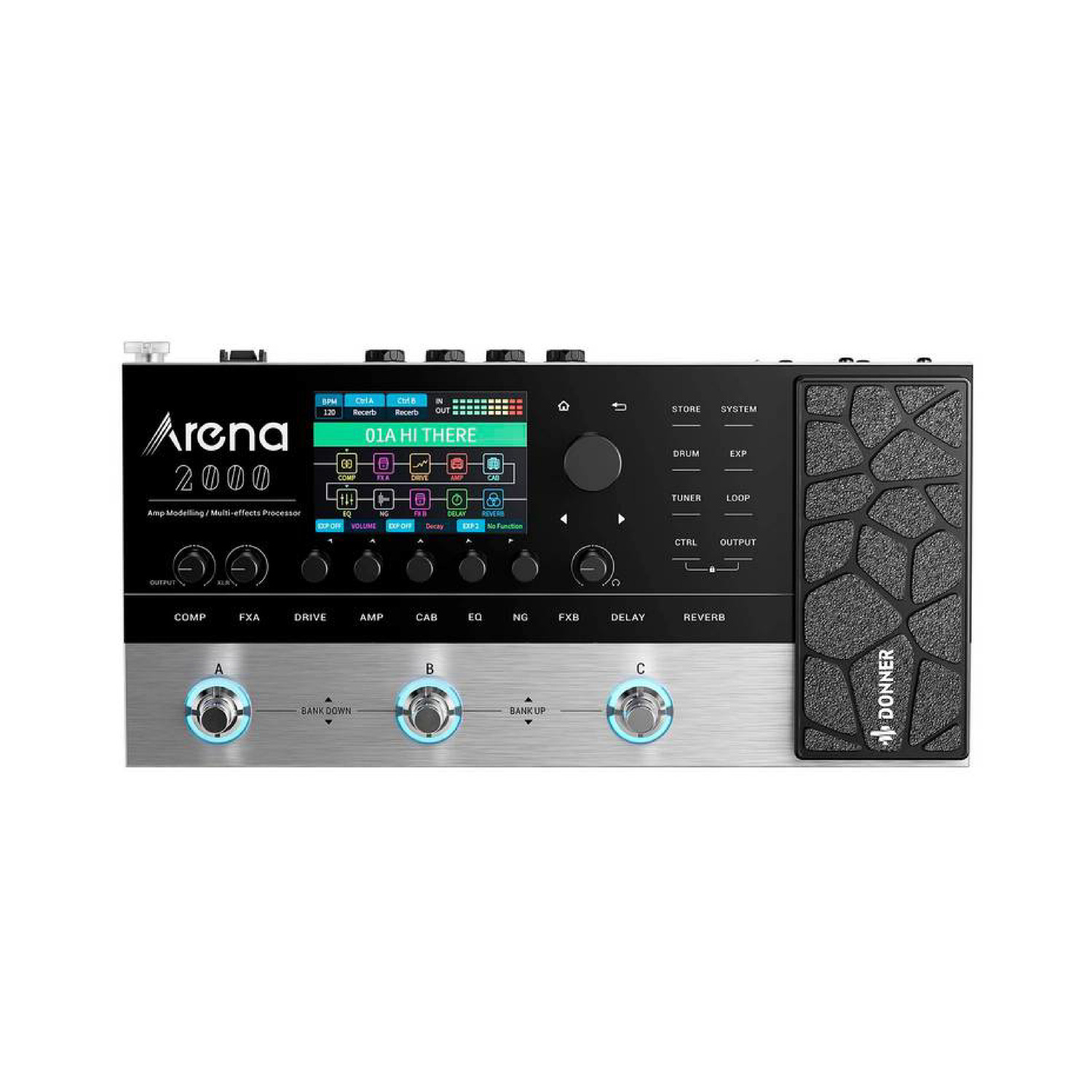 Pedalera Multiefectos DONNER EC1790 Arena 2000 - Calidad y garantía en Yaparu