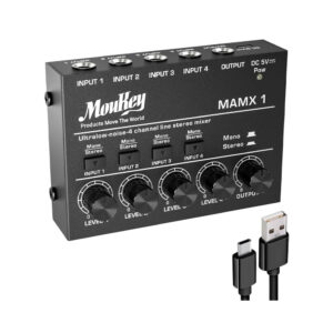 Mezcladora MOUKEY MK0105 MAMX1 4 Canales - Calidad y garantía en Yaparu