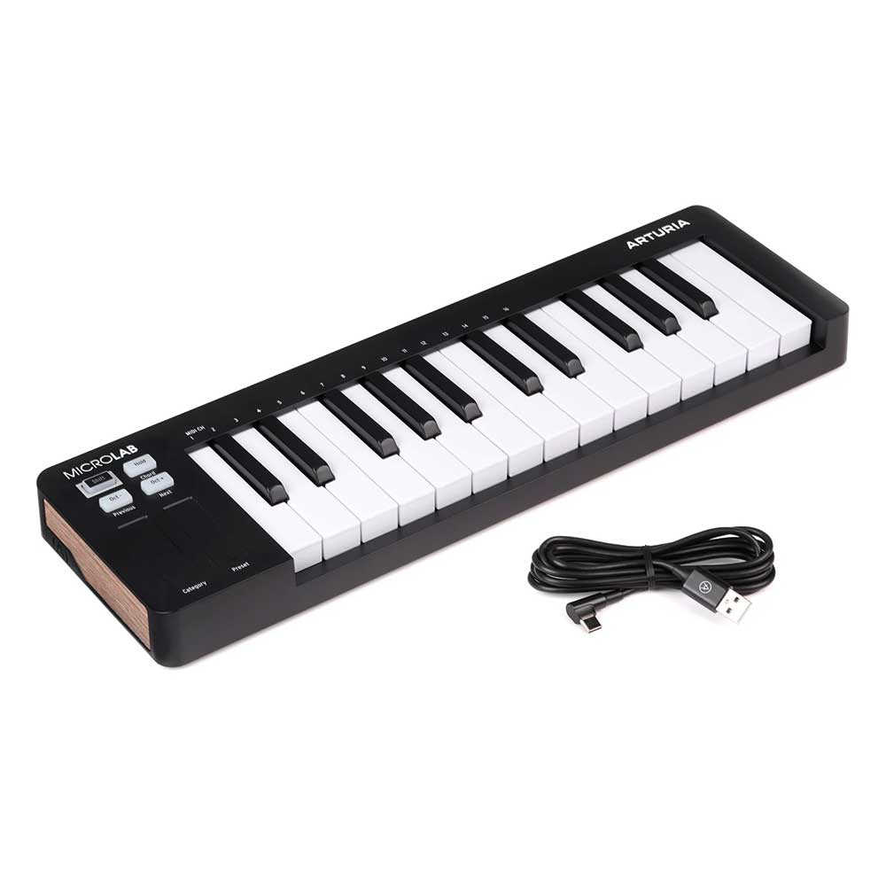 Controlador MIDI ARTURIA Microlab 3 Black - Calidad y garantía en Yaparu