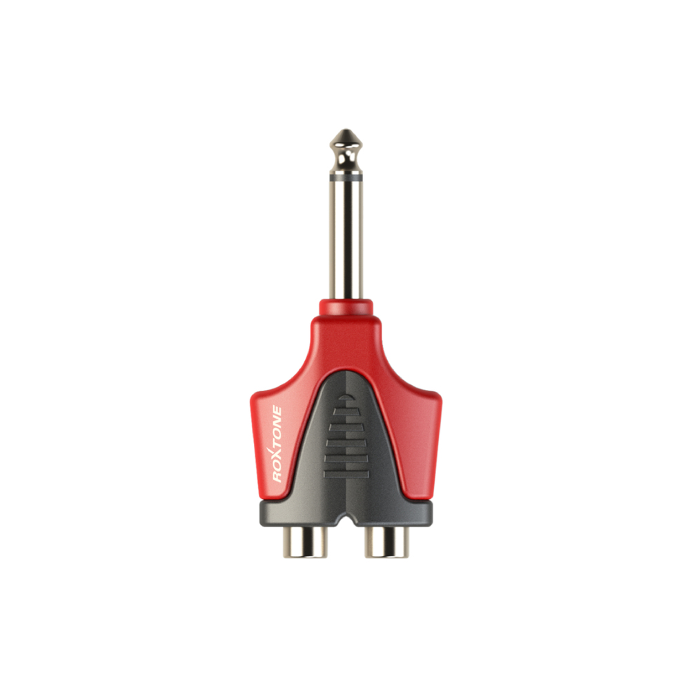 Adaptador ROXTONE RPAN335 | 1 Plug Mono 6.3mm A 2 Jack RCA - Calidad y garantía en Yaparu